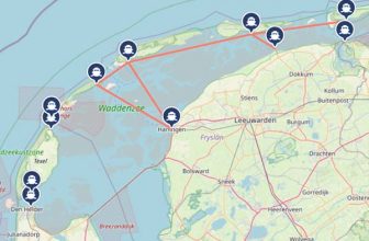 ferry to Wadden islands Netherlands