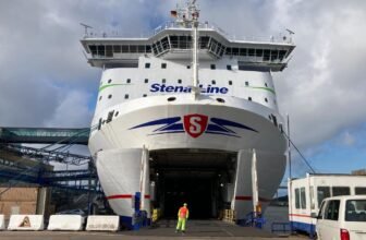 Stena Germanica in port of Gothenburg