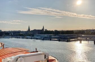 View on Kiel, Germany from Stena Germanica