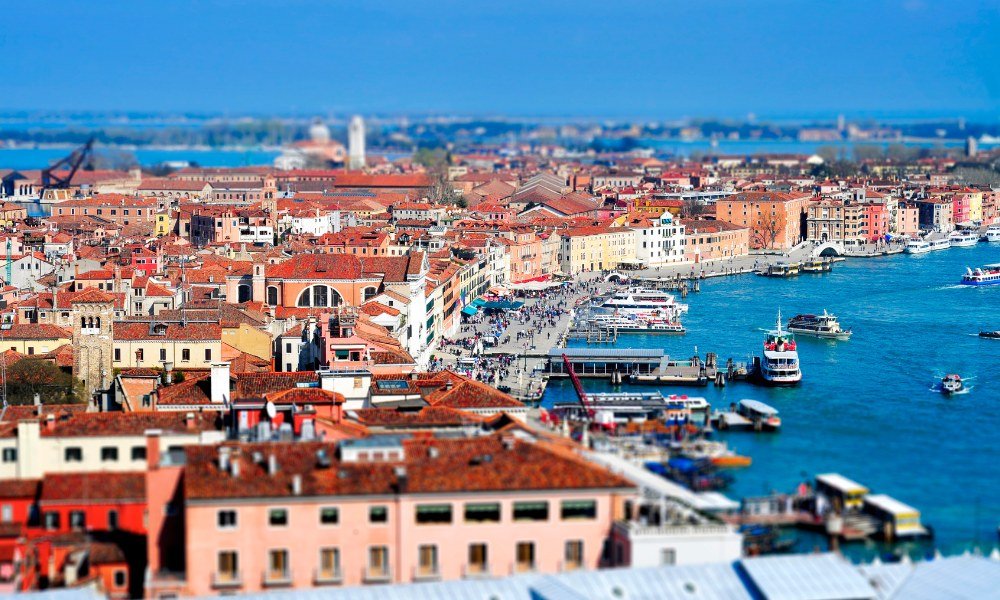 Ferries near Venice