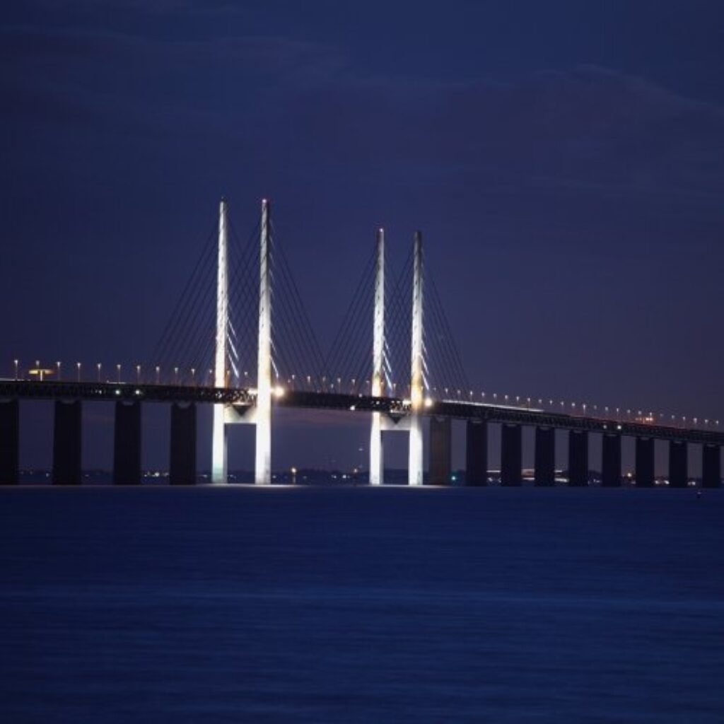 Oresundbridge denmark sweden