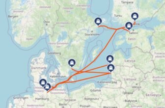 Ferry routes Estonia Latvia Lithuania
