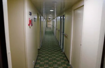 Cabins on the Pride of Hull Ferry