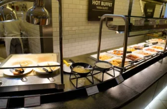 Warm Buffet on P&O Ferry to Rotterdam