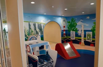 Kids zone on the calais dover P&O ferries ship