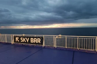 Sky bar on deck Princess Seaways