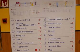 Deck Plan of the Stena Britannica