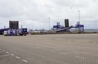 Dublin Swift docking in Holyhead.