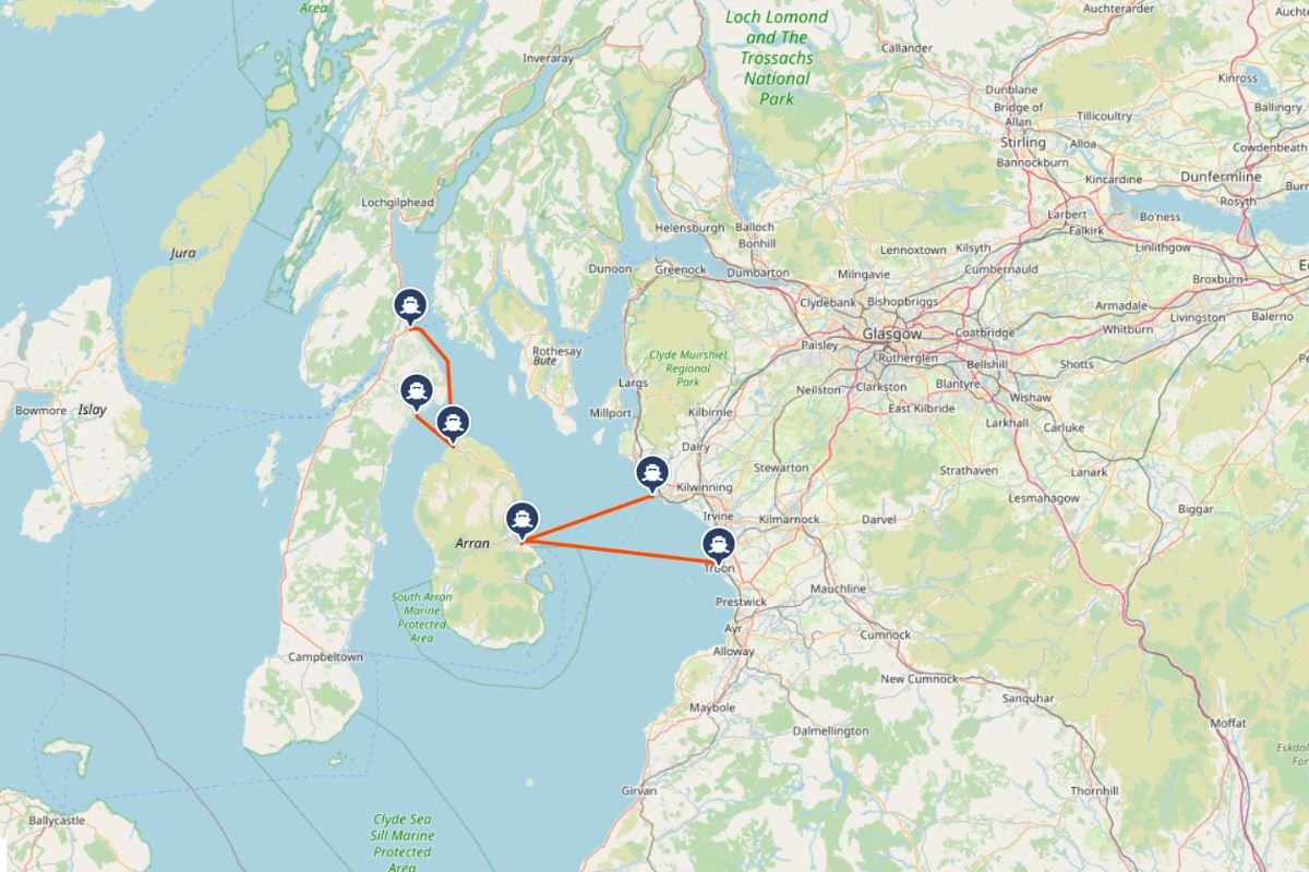 Ferries to Arran