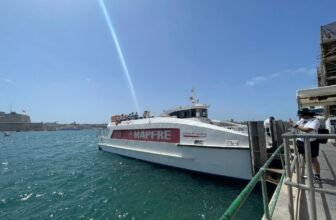 Mapfre ferry in Maltese port of Valletta