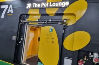 Pet lounge on the ferry from dover to calais