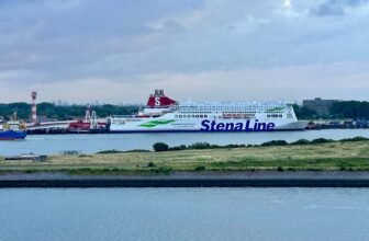 Stena-Britannica seen in the port of Hook of Holland