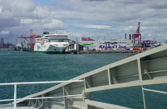 Stena Line & Irish Ferries vessels in the port of Dublin