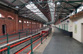 Trainstation nearby the ferry terminal: Holyhead