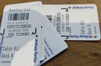 Boarding cards Brittany Ferries