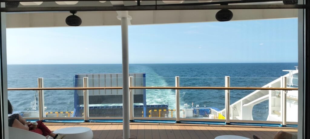Ferry Saint Malo to Portsmouth view