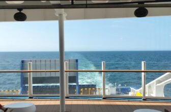 Ferry Saint Malo to Portsmouth view