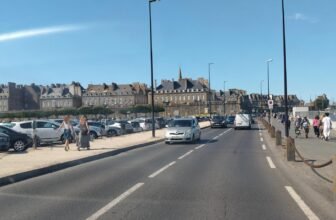 Saint Malo from outside the walls