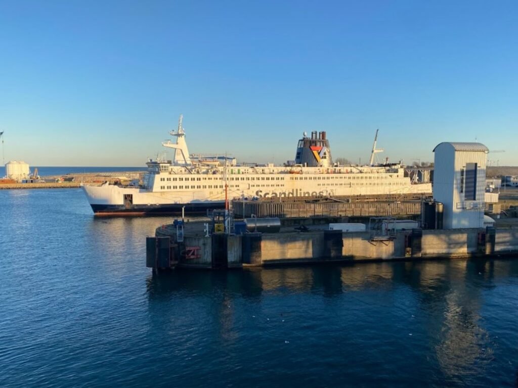 Scandlines ferries in the port