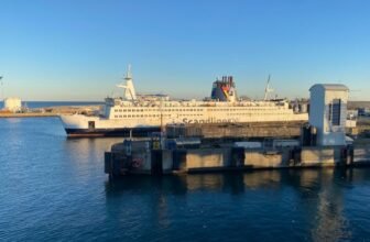 Scandlines ferries in the port