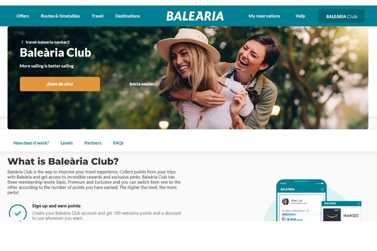 balearia club offers