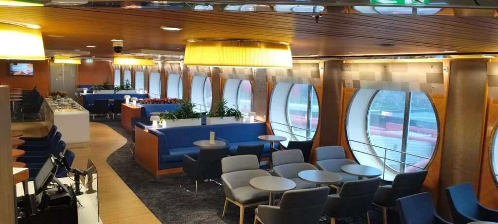 Stena Plus Lounge on the Netherlands–England ferry route