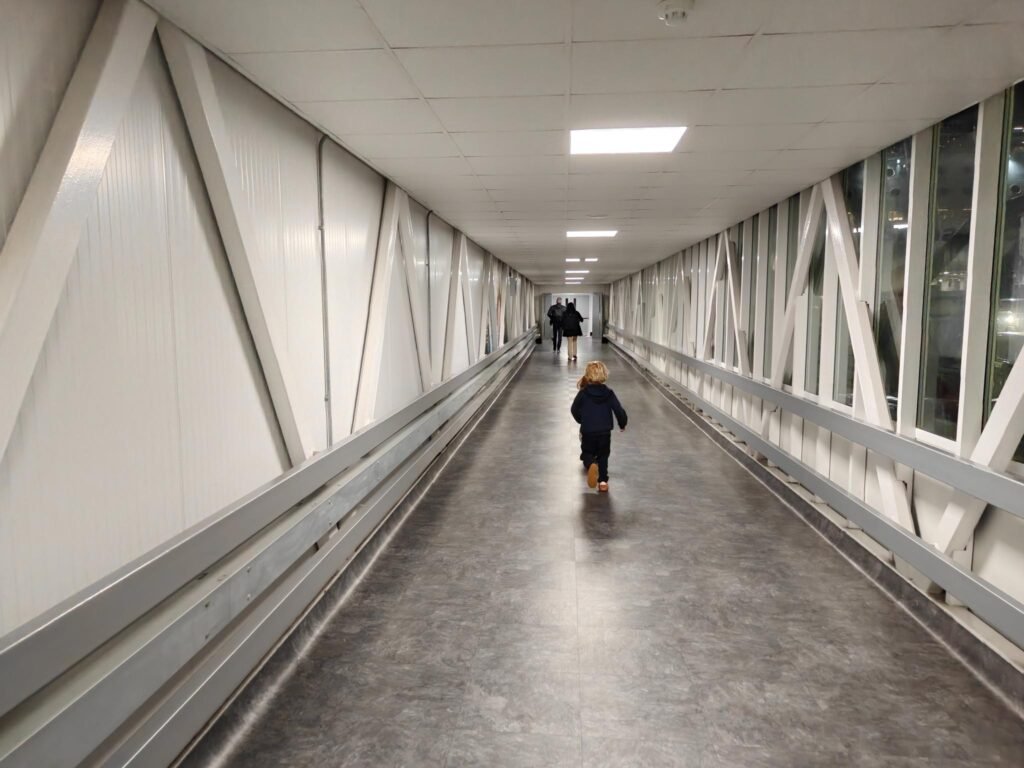 Boarding in Harwich for the Stena Hollandica