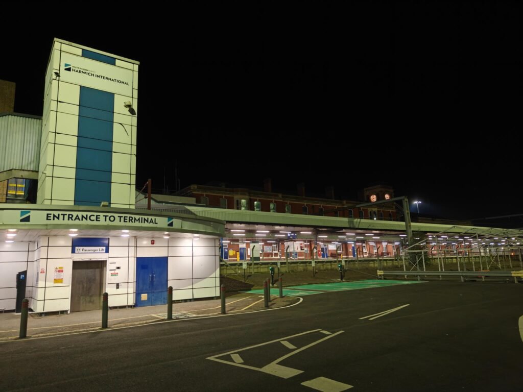 Harwich International port and train station