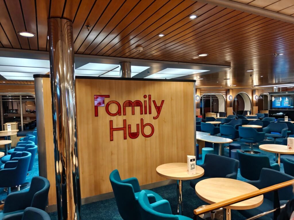 Family area on board Stena Hollandica