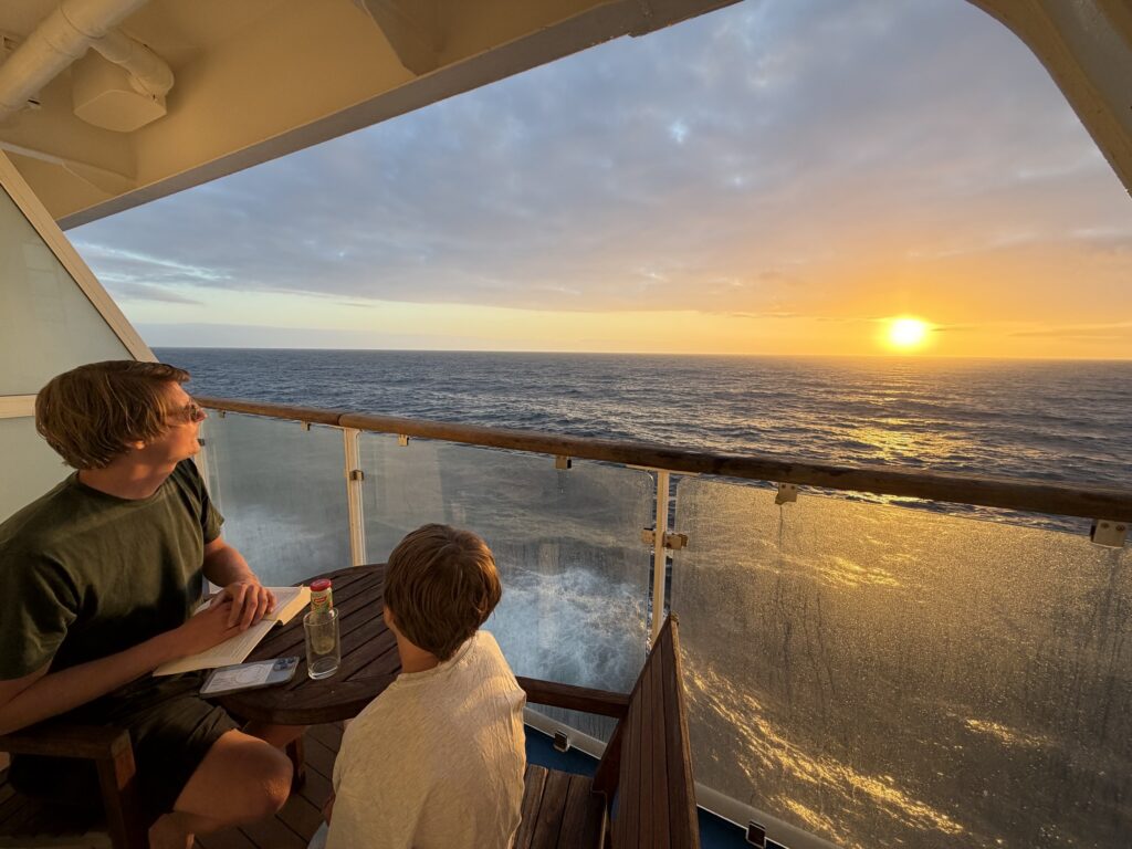 Evening over the Bay of Biscay from Pont-Aven